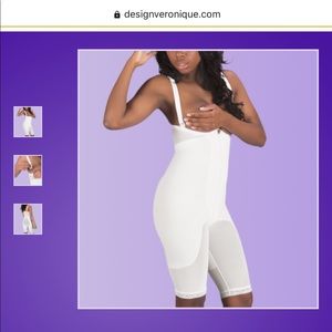 Design Veronique Non-Zippered Body Girdle Nude L